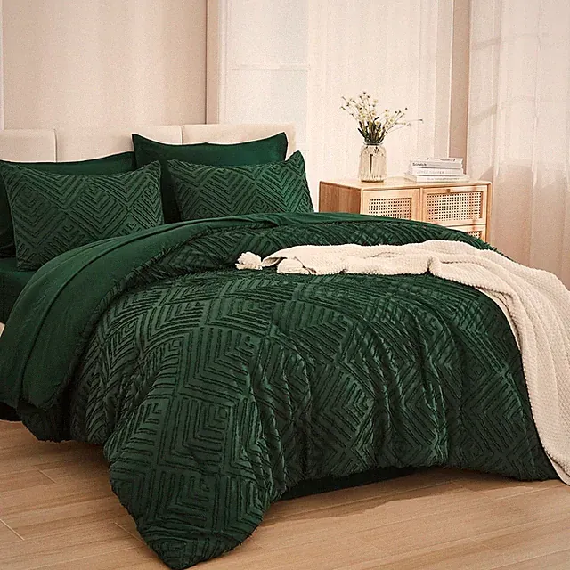 Andency California King (104x96"), Emerald Green