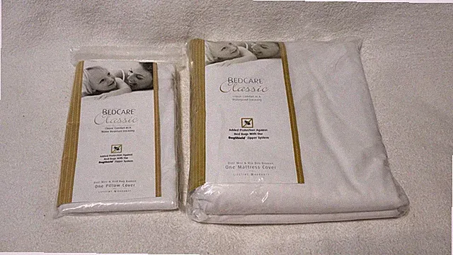 Bed Care 1pillow and Mattress Protector Queen Size Mattress Cover New In Box