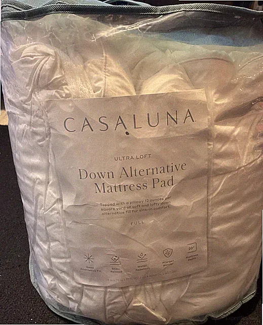 Casaluna Cool Plush Mattress Pad Full 54 X 75