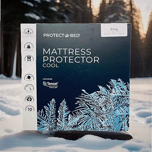 Cooling Mattress Protector - King - Protect-A-Bed - Waterproof - Eucalyptus ❄️