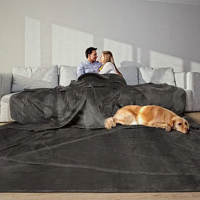 Extra-Large Blanket 120x120 inches, Giant Bedding Companion. US Shipping