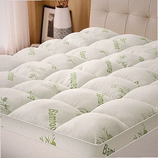 Mattress Topper Queen Size Viscose Derived from , Thick Soft Pillow Top Mattr...
