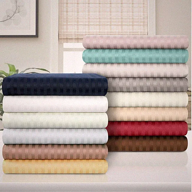 Quality Bedding Collection 100%Egyptian Cotton Select item Full Size All Stripe