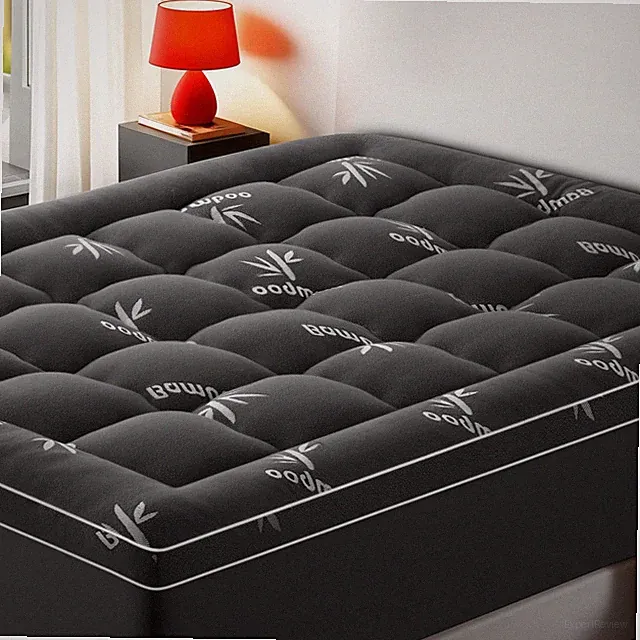 Queen Mattress Topper Cooling Bamboo Viscose Quilted 1000GSM 821 Inch
