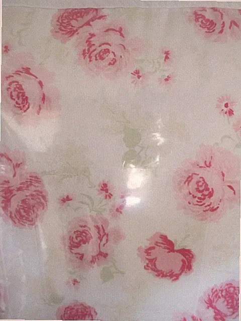 Simply Shabby Chic PEONY Pink Floral Ruffled Comforter Set - Full/Queen
